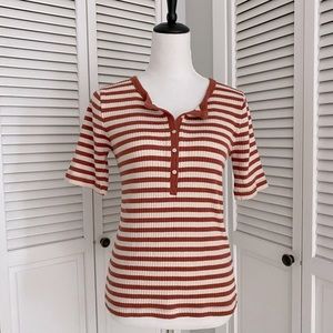 JCrew Ribbed Knit Shirt